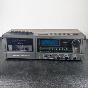 VTG Realistic Chronosette 256 AM/FM Clock Radio Cassette Deck -Tested & Working